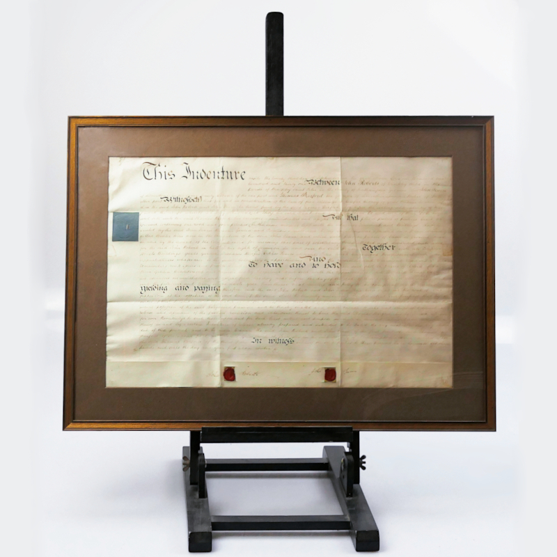 Vertragsurkunde dat. 23. September 1831