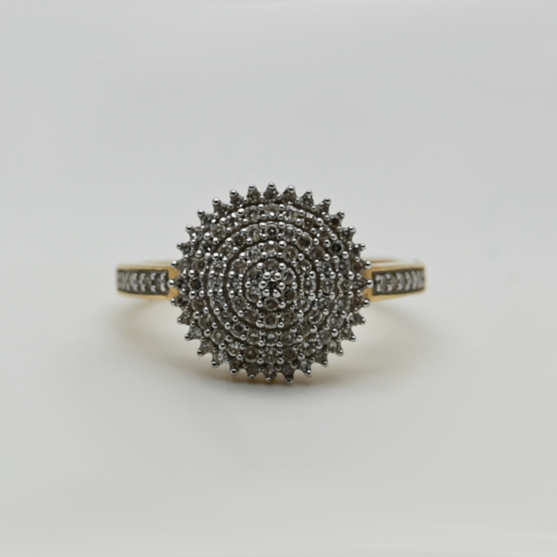 Ring mit mehrstöckigem Brillantkranz – Nr. 305