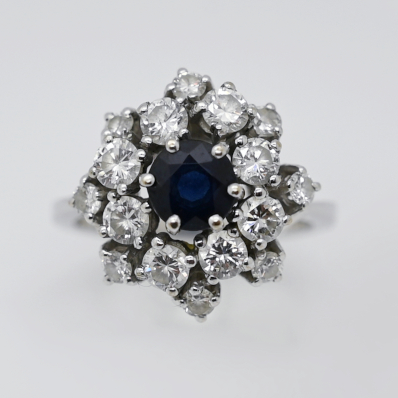 Damenring Weißgold 14ct.