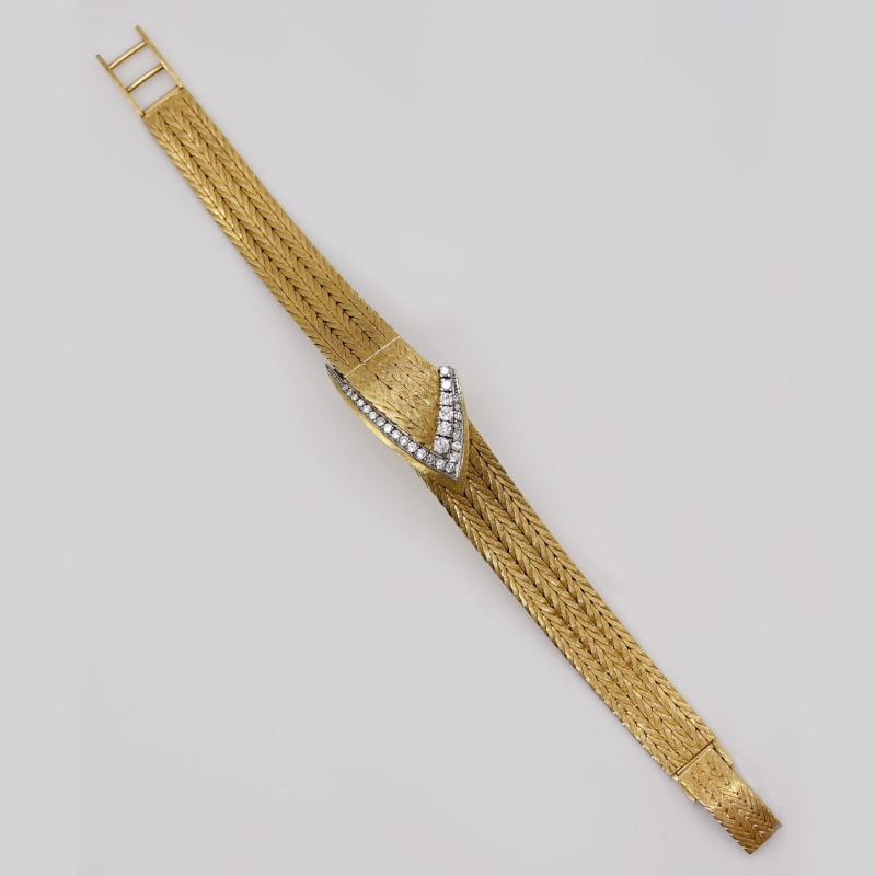 Damenschmuckuhr EBEL, Gelb-/Weißgold 18ct.