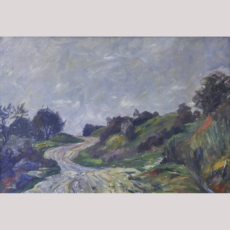 Ölgemälde „Landschaft bei Porto Ronco“ r.u. sign. E. GEIGER