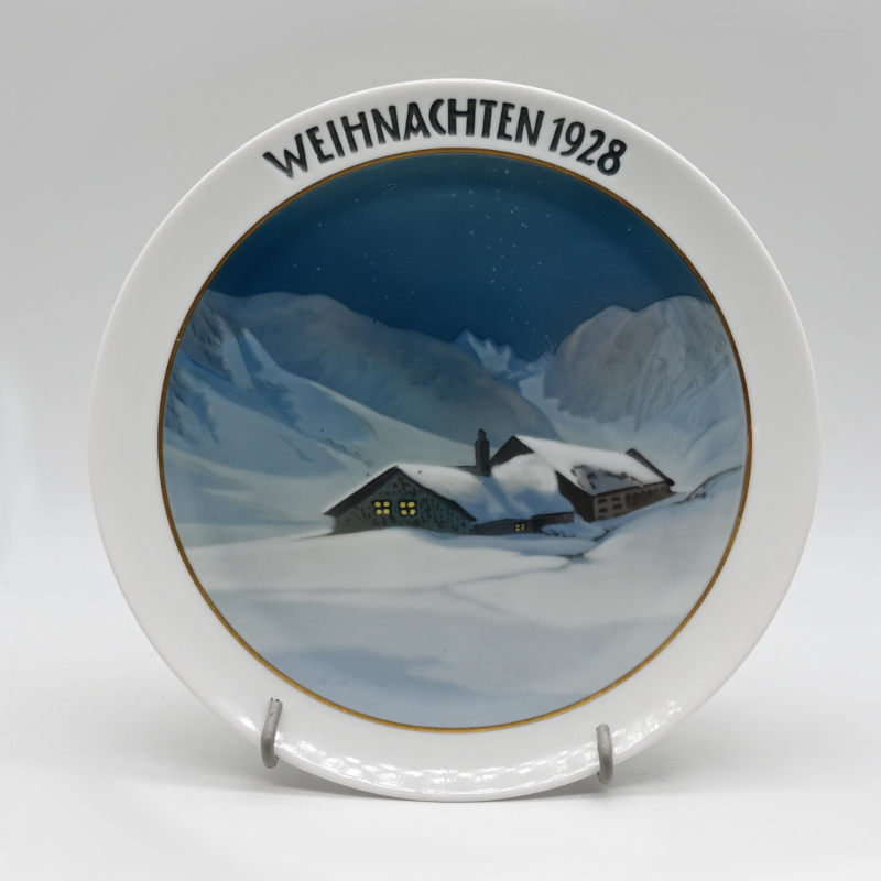 Wandteller – Weihnachten 1928