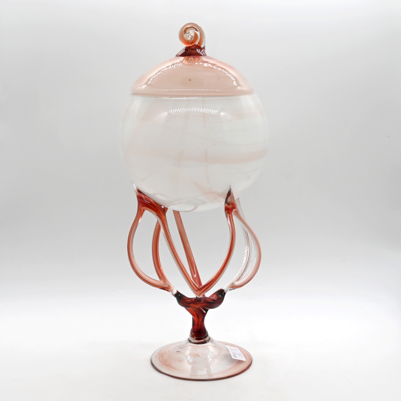 Glasschale mit Deckel