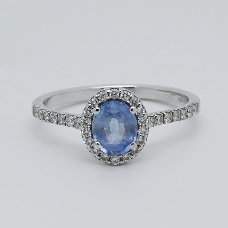 Damenring Weißgold 18ct.