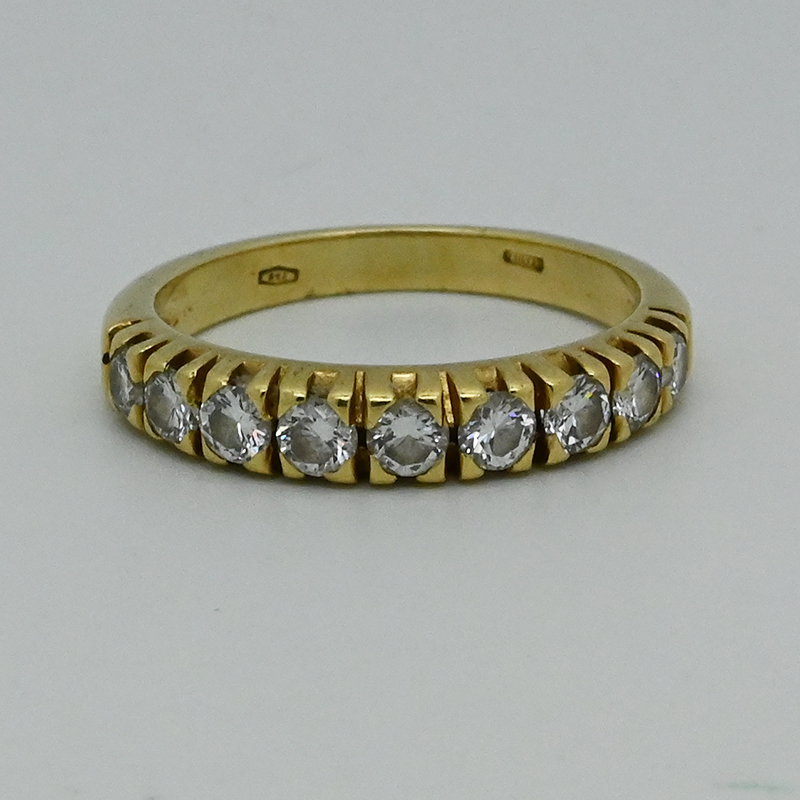 Halbmemoryring mit Brillanten – Nr. 856